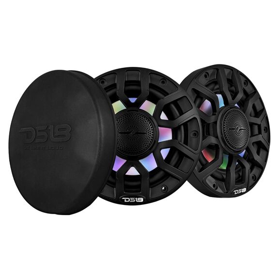 NXL&nbsp;6.5" 2-Way Coaxial Marine Speaker With Digital Led Lights And Bullet Tweeter, 150 Watts, 4-Ohm image number 0