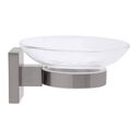 Erissa Soap Dish Plastic Dish Brushed Nickel image number 1