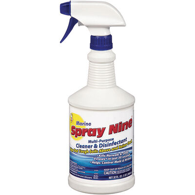 Marine Spray Nine Multi-Purpose Cleaner & Disinfectant, 32 oz.