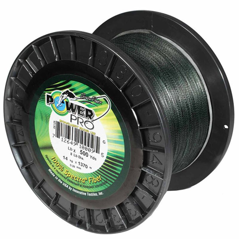 Spectra Braided Fishing Line, 30Lb, 500Yds, Green