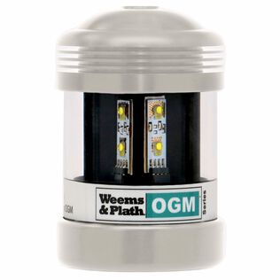 OGM Series Q Collection Mast Mount Deluxe LED Steaming/Anchor Navigation Light