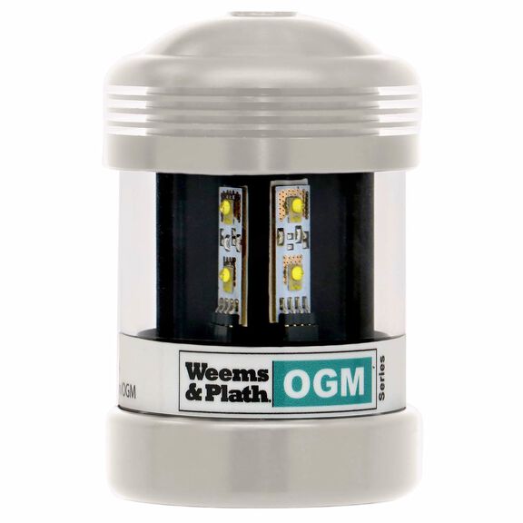 OGM Series Q Collection Mast Mount Deluxe LED Steaming/Anchor Navigation Light image number 0