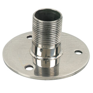 Fixed Stubby Stainless Antenna Deck Mount