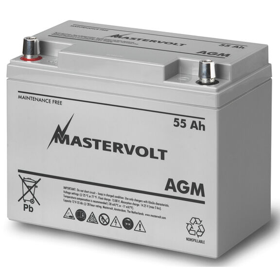 AGM 12/55 Group 24 Sealed Marine Battery image number 0