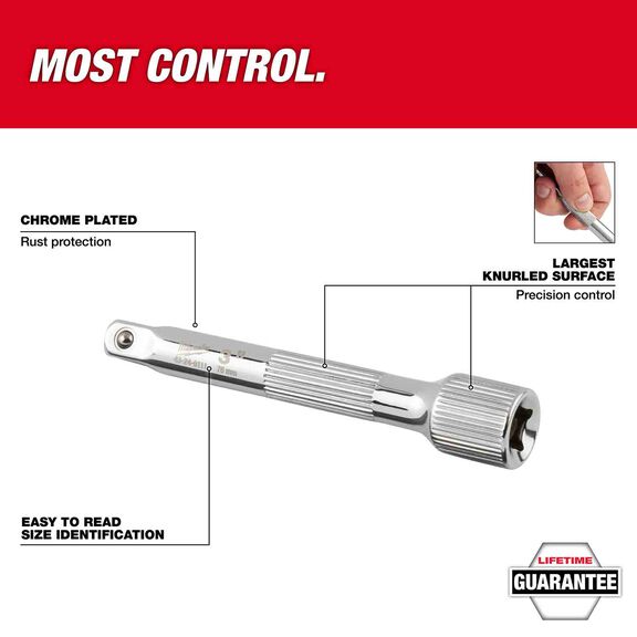 1/2&rdquo; Drive Extension Set, 4 Piece image number 1