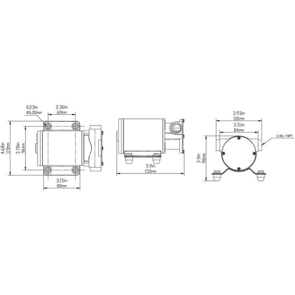 SEAFLO 24V 8 GPM Reversible Self-Priming Bilge/Ballast Pump image number 1