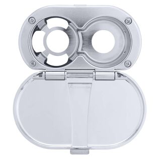 Transom Cup & Lid Set All Plastic Chrome