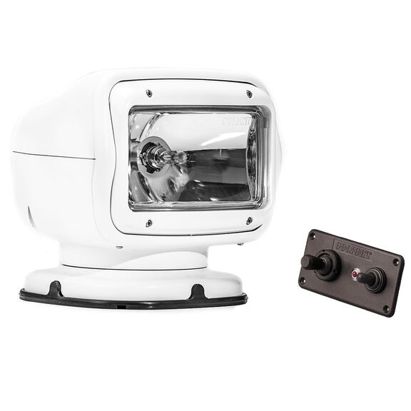 Golight&reg; GT Series Halogen Permanent Mount Searchlight with Hardwired Dash Mount Remote image number 0