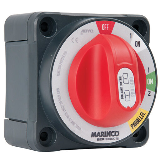MARINCO Pro Installer Dual Bank Control Battery Switch