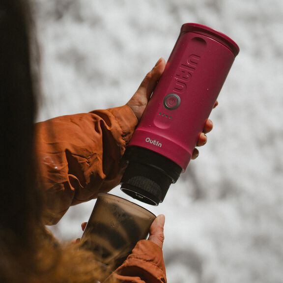 Nano Portable Electric Espresso Machine, Fuchsia Pink image number 4