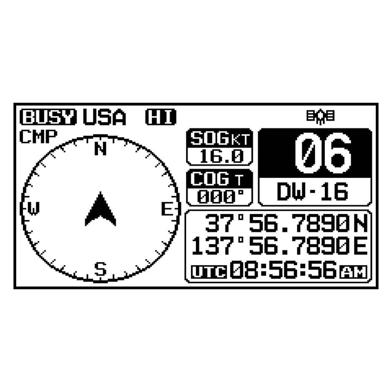 GX2400 Black 25W AIS/GPS/ VHF Radio image number 4