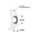 SuproFlex Large Rub Rail Chrome, 100' image number 2