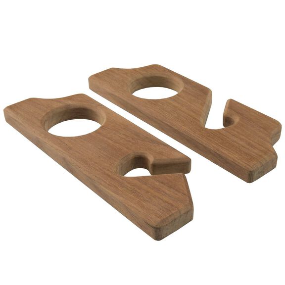 Teak Two-Rod Storage Rack, Pair image number 3