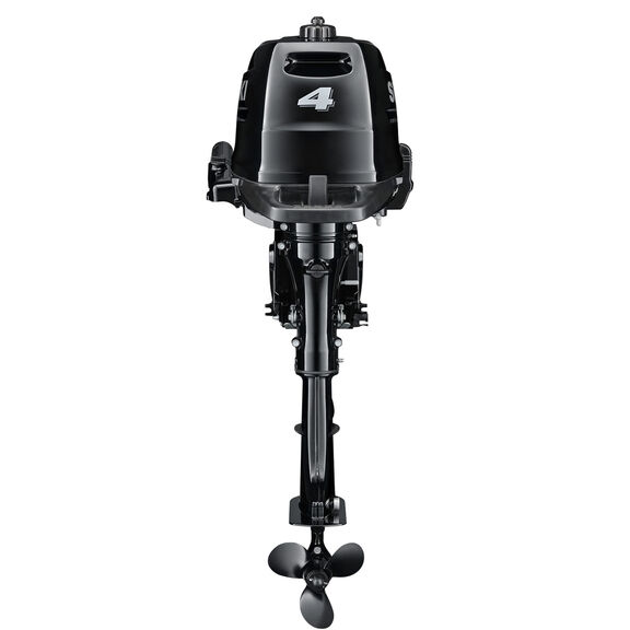 Suzuki DF4A HP 4-Stroke Outboard, 15" Shaft, Manual Start, Black image number 1