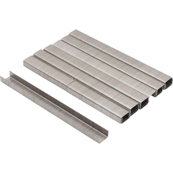 1/4"Heavy Duty Stainless Steel Crown Staples, 1000 Pieces image number 0