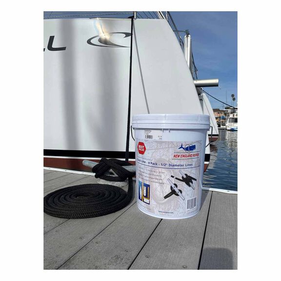 Black Dock Line 4-Pack with Bucket image number 0