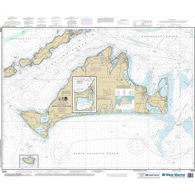 Maptech® NOAA Recreational Waterproof Chart-Martha's Vineyard;Menemsha Pond, 13233