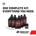 Mercury 8M0107510 SAE 10W-30 4-Stroke Outboard Oil Change Kit for Mercury 2.1L 75/90/115hp EFI Outboards image number 1