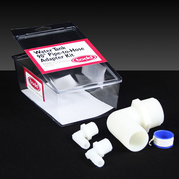 90-Degree Pipe-to-Hose Adaptor Kit image number 0