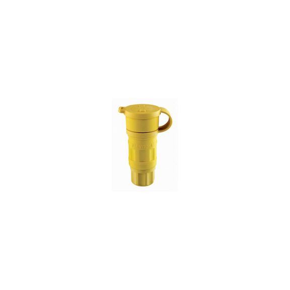 15 Amp 125 Volt Locking Connector, Industrial Grade, Grounding, NEMA L5-15R 2P-3W, Wetguard Watertight image number 0