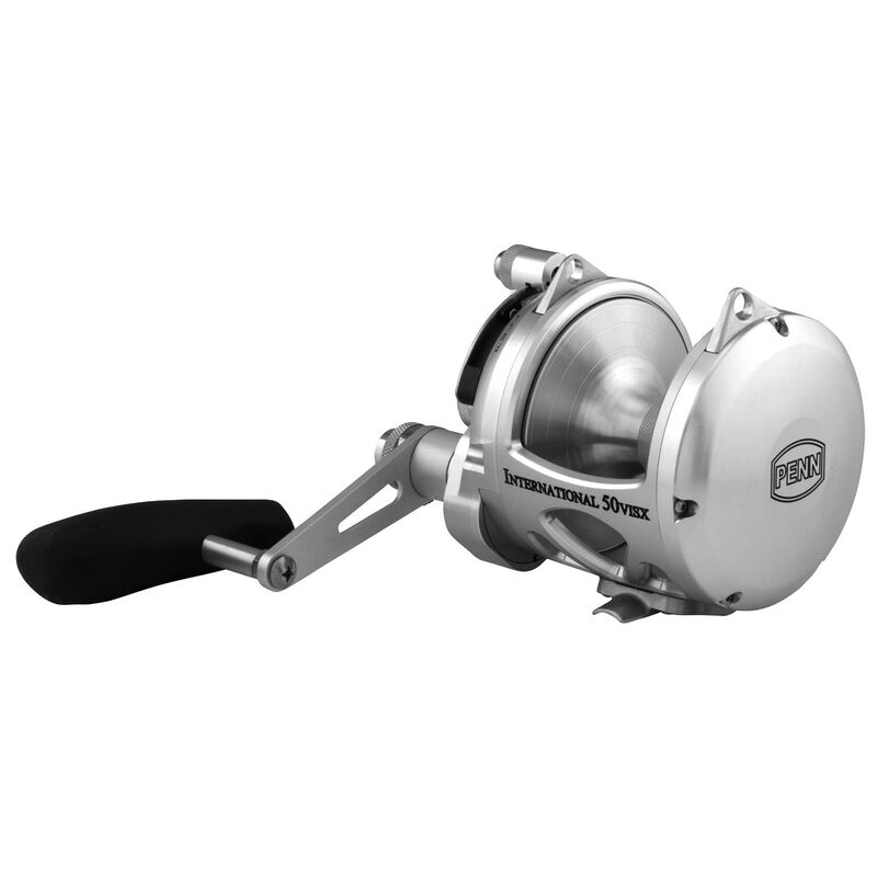 International® 50VISX 2-Speed Conventional Reel, Silver image number 1