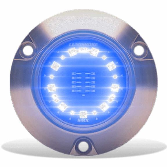 Lumishore Supra SMX53 LED Surface Mount Underwater Light, 6,100 Lumen, Blue/White image number 1