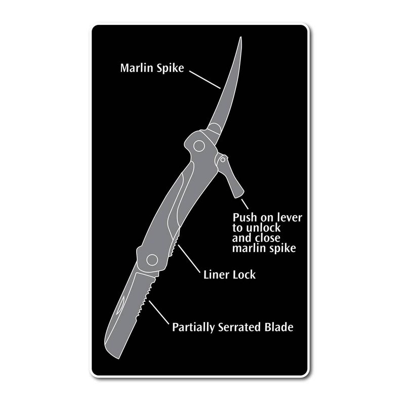 Titanium Marlin Spike Folding Knife image number null