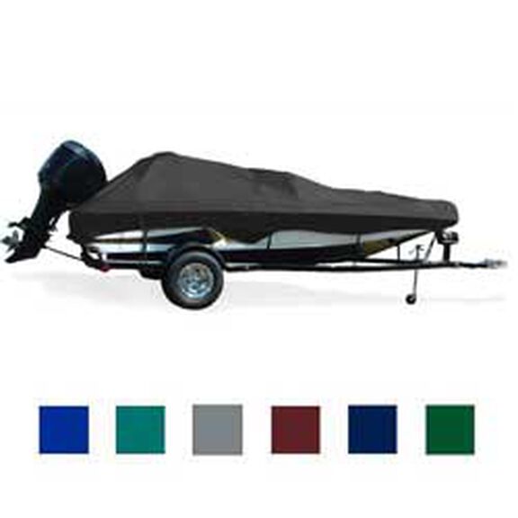 Fish and Ski Cover, OB, Gray, Hot Shot, 15'5"-16'4", 79" Beam image number 0
