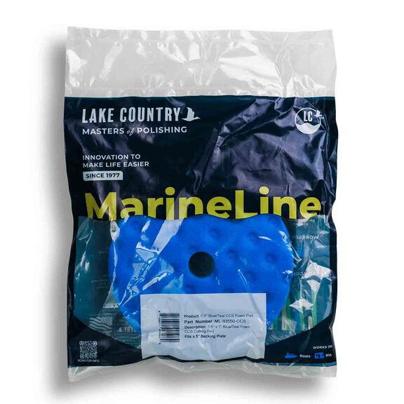 Marine LIne 5 1/2" Blue Polishing Foam with CCS Technology image number 2