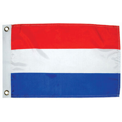 Netherlands Dyed Courtesy Flag, 12" x 18"