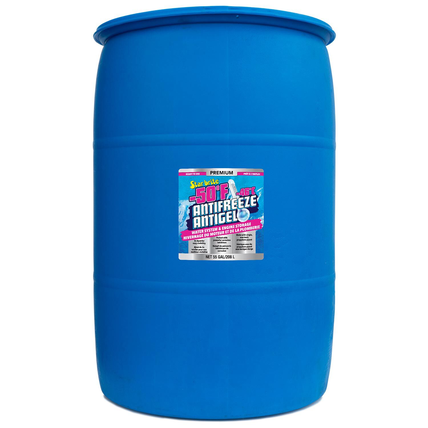 -50 Non-Toxic Premium Anti-Freeze, 55 Gallons