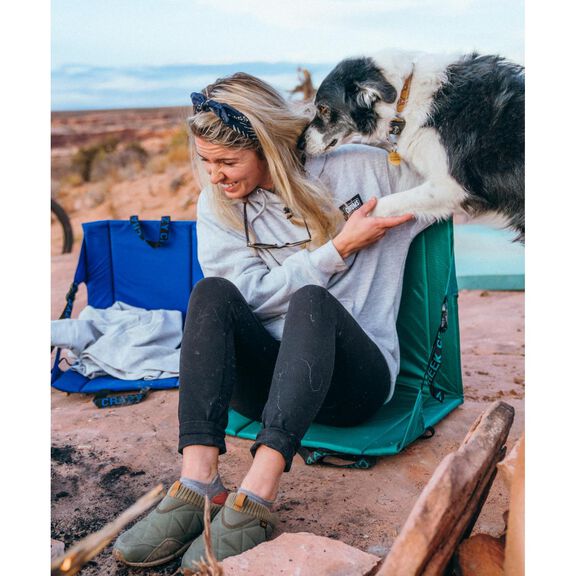 Crazy Creek Original Chair Perfect for Stadium Seats, Camping, Hiking & More, Comfort on All Terrains, Adjustable Straps, Lightweight Design, Water-Resistant, Forest image number 4