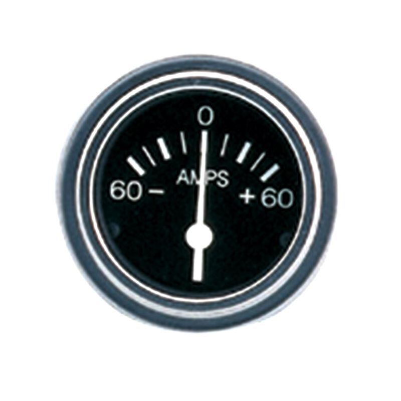 SIERRA HeavyDuty Series Ammeter Gauge, 60 Amp Range West Marine