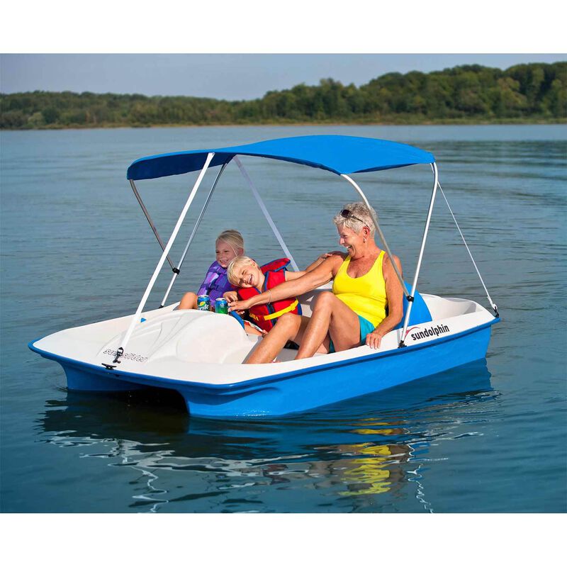Sun Slider Pedal Boat with Canopy, Blue image number 2