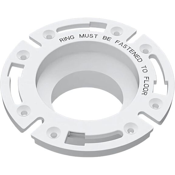 SEAFLO Universal Replacement RV Toilet 3in Floor Flange White image number 0