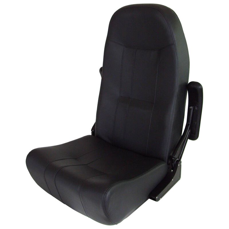 Norwegian Helm Seat with Black Upholstery image number 2