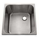 Rectangle Sink Brushed Finish, 304 Stainless Steel, 2" Drain, SoundKOTE image number 1