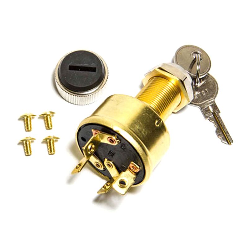 4-Position Ignition Switch Conventional, Accessory-Off-Run-Start image number 0
