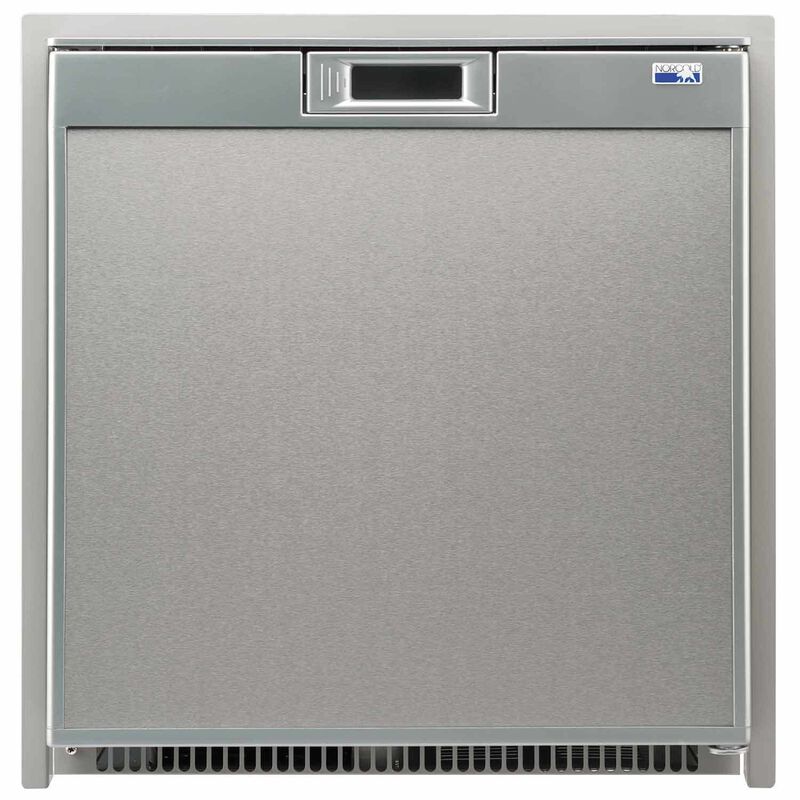 Universal Voltage Marine Refrigerator, Stainless Steel, 2.7cu.ft. image number 0