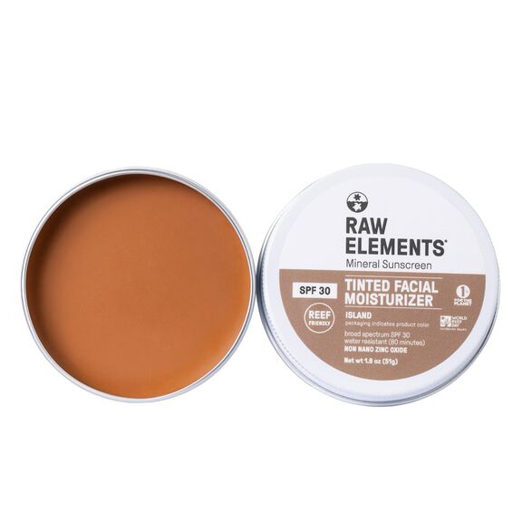 Tinted Sunscreen, Tin, Island, SPF 30, 1.8 oz., 2-Pack image number 2