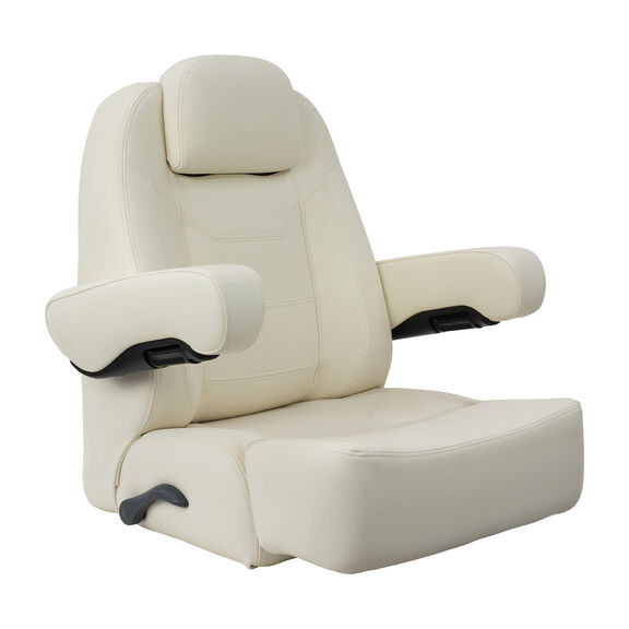 Low Back Charter Helm Seat with Bolster, Off-White image number 0