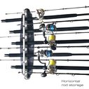 Reel Salty All Weather 2-In-1 11 Rod Wall Storage Rack image number 1