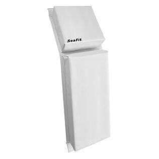 6" x 24" White Hinged Contour Fender