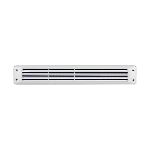 Flush Louvered Vent, White, 2-3/4" x 17-9/6" x 1/4" image number 0