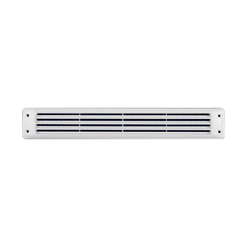 Flush Louvered Vent, White, 2-3/4" x 17-9/6" x 1/4" image number null