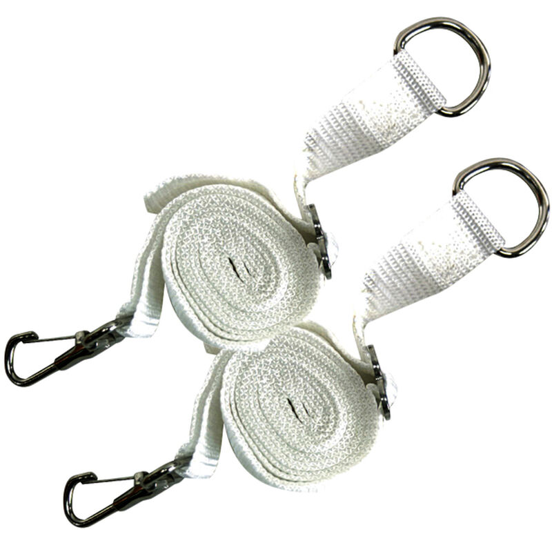 Bimini Top 78" Replacement Strap, White, Pair image number null