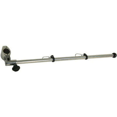 17" Stainless Steel Clamp-On Flagpole Staff
