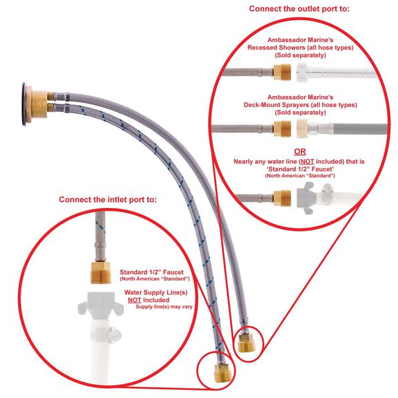 Trinidad Control Valve Cold Only Chrome image number 2