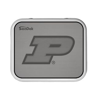 SeaDek Cooler Pad - Collegiate Collection - Fits YETI Roadie 24 - Storm Gray / Black, Purdue University