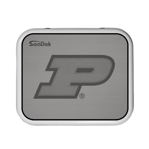 SeaDek Cooler Pad - Collegiate Collection - Fits YETI Roadie 24 - Storm Gray / Black, Purdue University image number 0